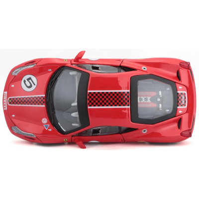 Bburago Ferrari 458 Challenge 1:24 červená