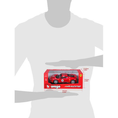 Bburago Ferrari 458 Challenge 1:24 červená