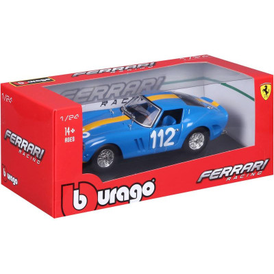 Bburago Ferrari 250 GTO 1:24 modrá