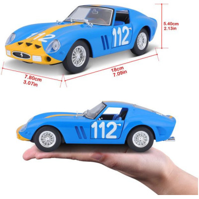 Bburago Ferrari 250 GTO 1:24 modrá