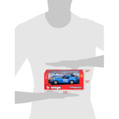 Bburago Ferrari 250 GTO 1:24 modrá