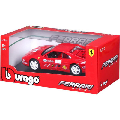 Bburago Ferrari F355 Challenge 1:24 červená