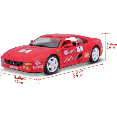 Bburago Ferrari F355 Challenge 1:24 červená