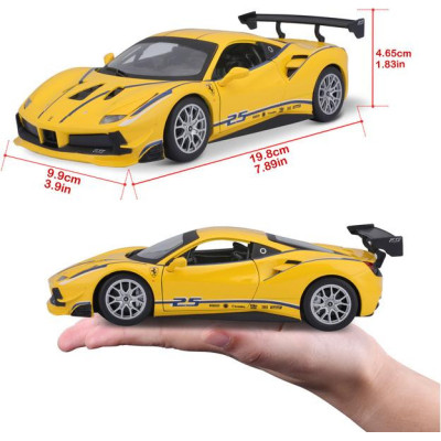 Bburago Ferrari 488 Challenge 1:24 žlutá