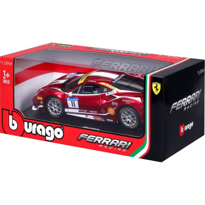 Bburago Ferrari 488 Challenge 2017 1:24 červená