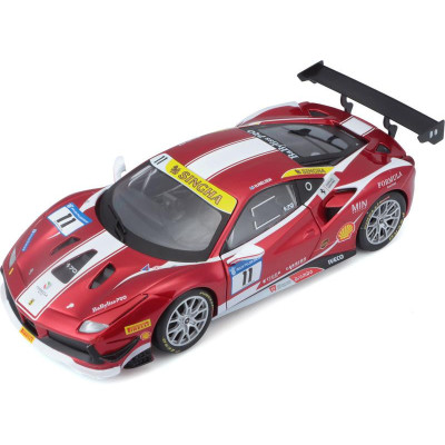 Bburago Ferrari 488 Challenge 2017 1:24 červená
