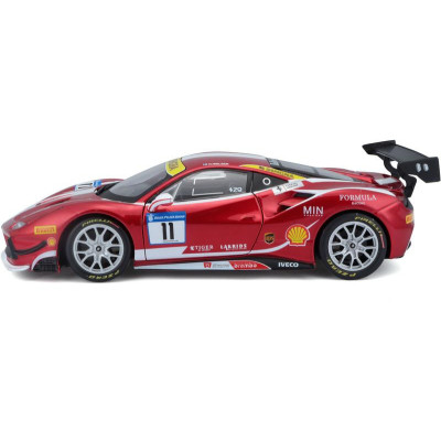 Bburago Ferrari 488 Challenge 2017 1:24 červená