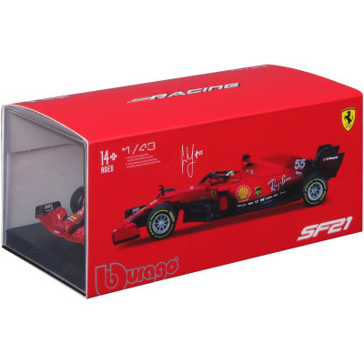 Bburago Signature Ferrari SF21 1:43 55 Sainz