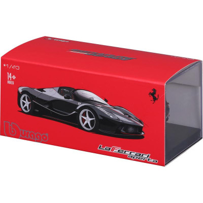 Bburago Signature Ferrari LaFerrari Aperta 1:43 černá