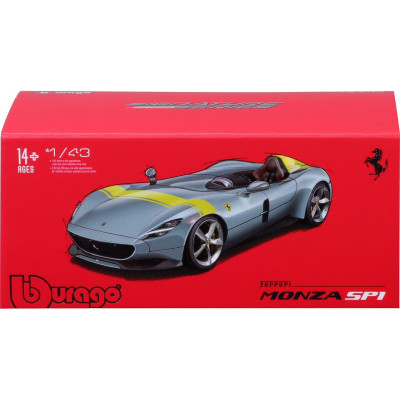 Bburago Signature Ferrari Monza SP1 1:43 stříbrná