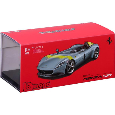 Bburago Signature Ferrari Monza SP1 1:43 stříbrná