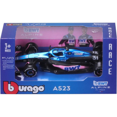 Bburago BWT Alpine F1 Team A523 1:43 31 Ocon