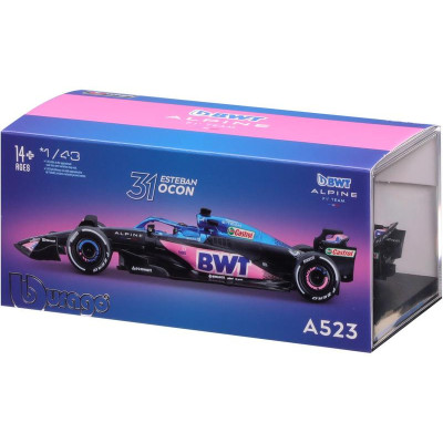 Bburago Signature BWT Alpine F1 Team A523 1:43 31 Ocon