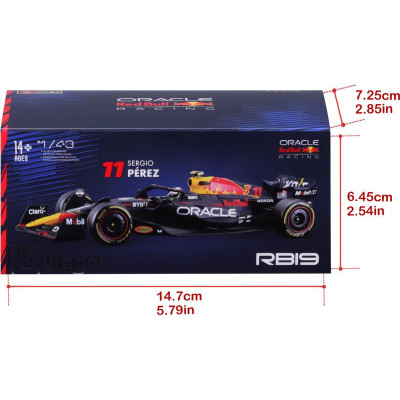 Bburago Signature Red Bull Racing RB19 1:43 11 Pérez