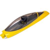 Az E-flite Habu XS 80 RC modell alkatrésze: pilótafülke pilótával.