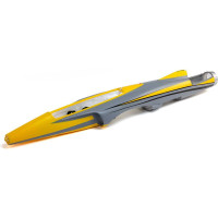 Az E-flite Habu XS 80 RC modell alkatrésze: LED-es törzs. Törzs beépített akkumulátordobozzal, farokkúppal, motortartóval, szárny- és farokfelület-rögzítésekkel. LED-ek vannak felszerelve a hajótestre.
