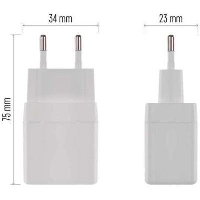 Síťový USB adaptér (zdroj) GaN PD 20W