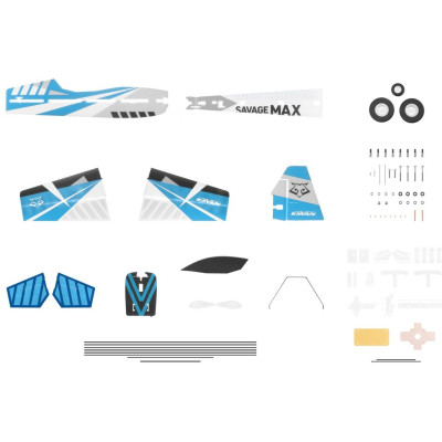 KAVAN Savage MAX V2 1080mm Kit - modrá