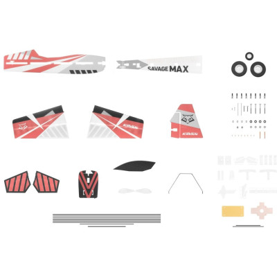 KAVAN Savage MAX V2 1080mm Kit - červená