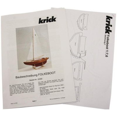Krick Folkeboot 1:7.6 RC kit
