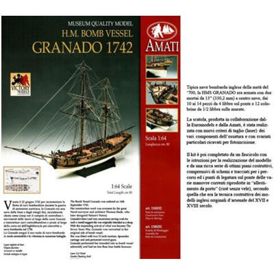 VICTORY MODELS H.M. Granado 1741 1:64 kit