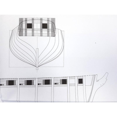 Model Shipways Syren US Briga 1803 1:64 kit