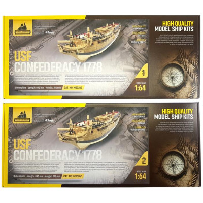 Model Shipways USF Confederacy 1778 1:64 kit