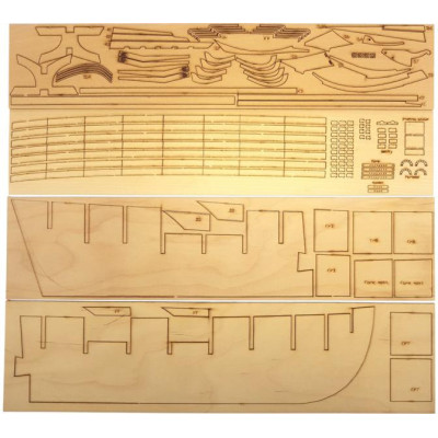 Model Shipways USF Confederacy 1778 1:64 kit