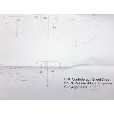 Model Shipways USF Confederacy 1778 1:64 kit