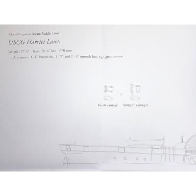 Model Shipways Harriet Lane 1:96