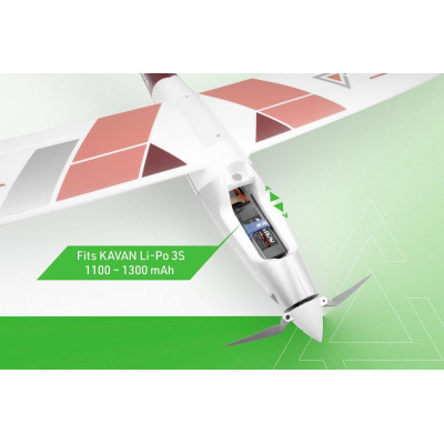 KAVAN Alpha V2 1500mm RTF - červená