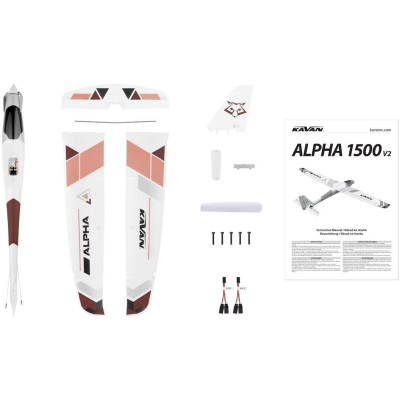 KAVAN Alpha V2 1500mm RTF - červená