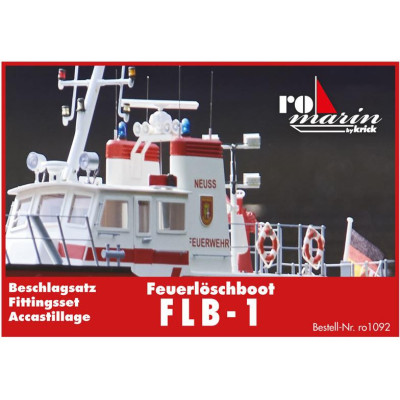 ROMARIN Hasičská loď FLB-1 - maketové doplňky