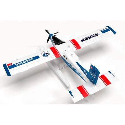 KAVAN Pilatus PC-6 Porter 1500mm ARF - modrá, s R8 Rx