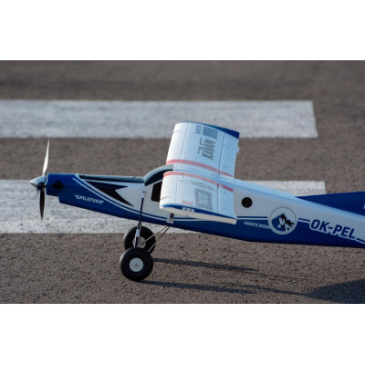 KAVAN Pilatus PC-6 Porter 1500mm ARF - modrá, s R8 Rx