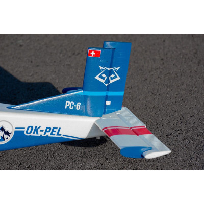 KAVAN Pilatus PC-6 Porter 1500mm ARF - modrá, s R8 Rx