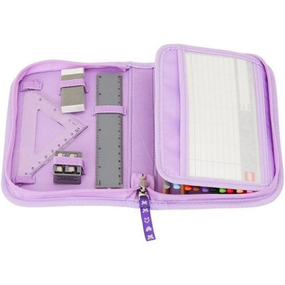 LEGO školní pouzdro s náplní - Pink/Purple