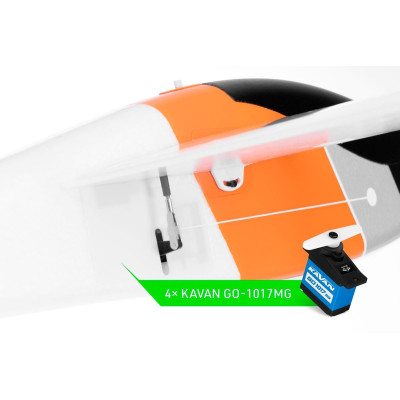 KAVAN Twisty 1512mm ARF - oranžová