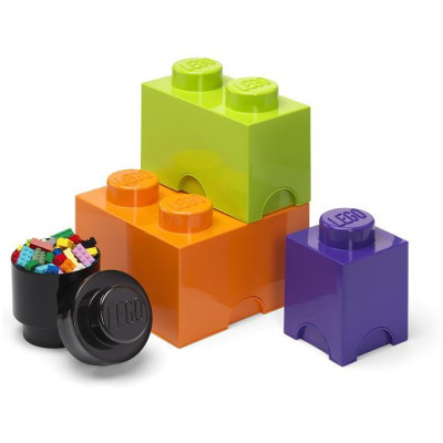 LEGO úložné boxy Multi-Pack černá, bílá, šedá - 4ks