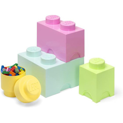 LEGO úložné boxy Multi-Pack černá, bílá, šedá - 4ks