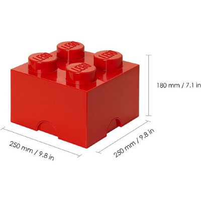 LEGO úložné boxy Multi-Pack černá, bílá, šedá - 4ks