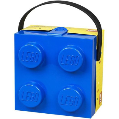 LEGO box s rukojetí 166x165x117mm - levandulový
