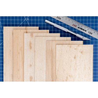100x10cm Balsa 1,5 mm standard (B kvalita)