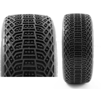 I-BARRS V3 BUGGY S1 (SUPER SOFT) nalepené pneumatiky, bílé disky, 2 ks.