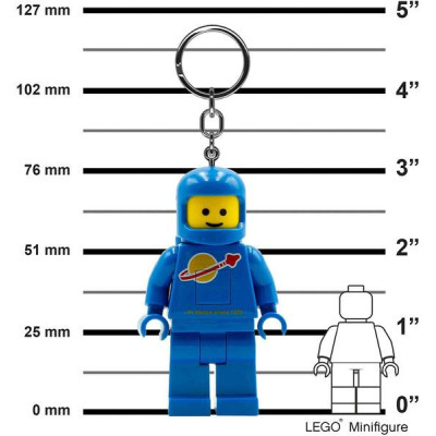 LEGO svítící klíčenka - Kosmonaut modrý