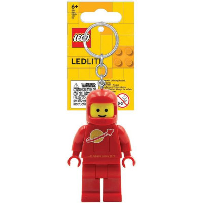 LEGO svítící klíčenka - Kosmonaut červený