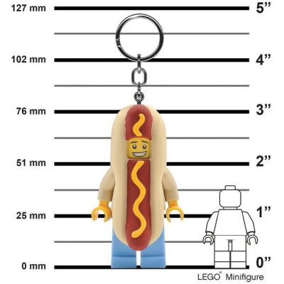 LEGO svítící klíčenka - Hot Dog