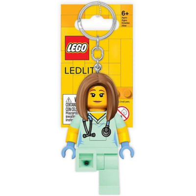 LEGO svítící klíčenka - Zdravotní sestra