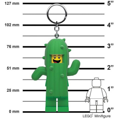 LEGO svítící klíčenka - Kaktus
