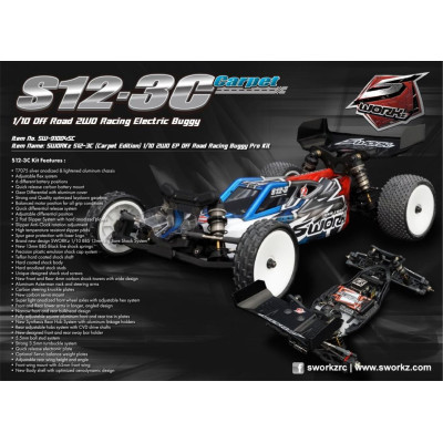 SWORKz S12-3C 1/10 2WD Pro Carpet Kit
